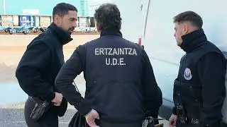La Ertzaintza realiza en Santurtzi un simulacro de desactivaci&oacute;n de explosivo