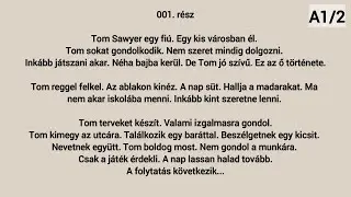 Easy Hungarian Story &ndash; Tom Sawyer-001  (HU/EN subtitles)  (A1&ndash;A2)