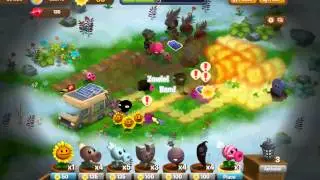 Mildew Meadow Level 21 Plants vs Zombies Adventures