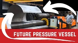How Pressure Vessels are Made | Stainless Steel | Side Roll