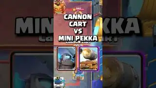 Мини Пекка 🥞 против повозки с пушкой 🔫 #clashroyale #шорты