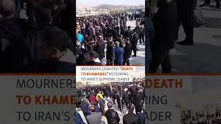 Iranians Mourn A 16-Year-Old Victim Of Violent Crackdown