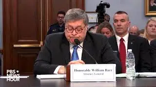 WATCH: Barr says border barrier system would help suppress human trafficking