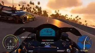 NINJA KAWASAKI H2 VS LAMBORGHINI ESSENZA | The Crew Motorfest