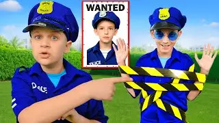 Story for Kids about REAL vs FAKE Policeman