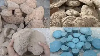 |ASMR| four different mud dirt bombastic crumbling| satisfying vedio.