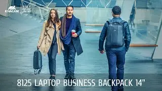 RIVACASE 8125 black Laptop business backpack 14