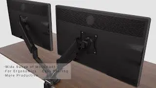 Installation Guide - PrimeCables&reg; Dual Screen Gas Spring 360&deg; Mount for 17