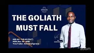 THE GOLIATH MUST FALL