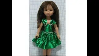 Шьем платье из лент для Паола Рейна. Без выкройки.  We sew a dress of ribbons for Paola Reina.