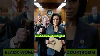 Black Woman Silently Destroys Racist Judge in Packed Courtroom