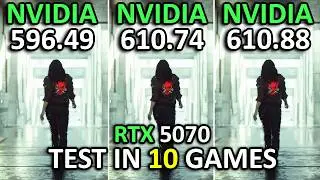 Nvidia Drivers (596.49 vs 610.74 vs 610.88) | Best NVIDIA Driver? | RTX 5070
