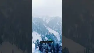 Malam Jabba Ski Resort Drone View #dji #pakistan #malamjaba #shorts #snow
