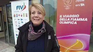 18 01 2026 Paola Mora Coni Trento fiaccola olimpica sul Garda Trentino