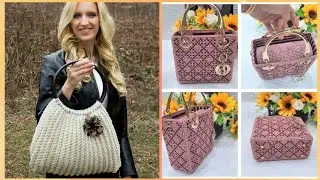 Most stylish and Trending design bags Crochet Pattern Handmade ideas 2026