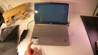 HP &mdash; 15,6-дюймовый ноутбук &mdash; Intel Celeron &mdash; 4 ГБ памяти &mdash; SSD-накопитель на 128 ГБ &mdash; серебристый цвет (распаковка)