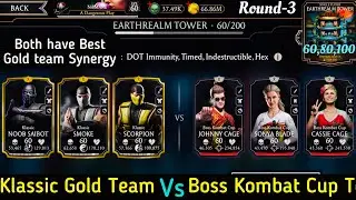 Earthrealm Fatal Tower Bosses Battle 60,80,100 Fight + Reward | MK Mobile 2021