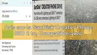 Avis sur la SanDisk Creator Phone SSD 2 to, Compatible avec MagSafe, Jusqu&rsquo;&agrave; 1000 Mo/s en Lecture, U