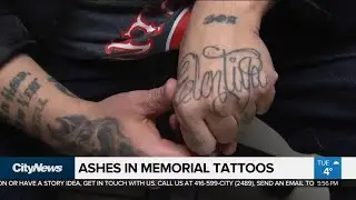 Loved one's ashes added to tattoo ink