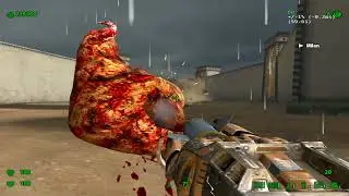 Serious Sam Fusion TFE: Metropolis, solo coop with extra mp enemies (Serious difficulty,100%)
