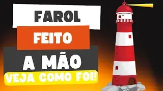 Farol feito a mão - Reciclagem - Artesanato