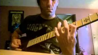 Metal progression in D minor.