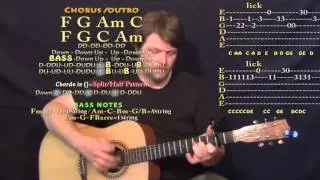 Firestone (Kygo) Guitar Lesson Chord Chart - Capo 2nd