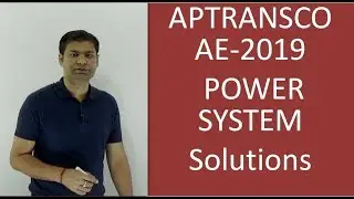 #1.03 APTRANSCO AEE 2019 Detailed Solutions hindi PART-2|| POWER SYSTEM