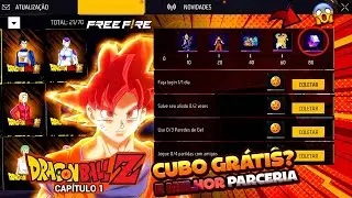 INCR&Iacute;VEL!! CAP&Iacute;TULO 1 DO DRAGON BALL? PEGUE AS SKINS, CUBO M&Aacute;GICO GR&Aacute;TIS E ATUALIZA&Ccedil;&Atilde;O - FREE FIRE 