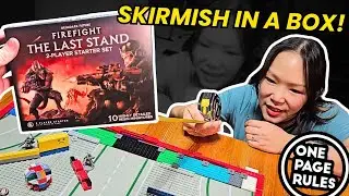 Grimdark Future Firefight: LAST STAND Box Set and LEGO Terrain | Playing OPR as a Couple