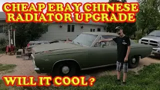1968 Satellite 440 Mopar 727 Cheap Chinese Ebay Radiator Upgrade.  Ratty Mopar.