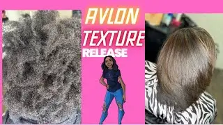Avlon Texture Release - Option #3 - “Straight Natural” on Type 4C hair