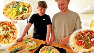 1 Tag alles auf Pizza essen 🍕 Pommes Burger Pizza @Ash5ive @Echtso    @marieland 🤣 TipTapTube UNCUT