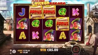 Example of the slot machine called The Great Chicken Escape
