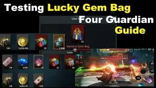 Darkness Rises: Testing New Lucky Gem Bags & Four Guardian Gameplay Guide
