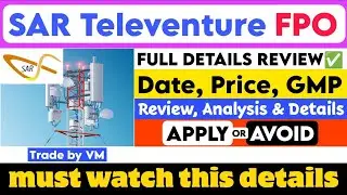 sar televenture ipo | sar televenture fpo review #ipo #ipoanalysis #ipogmp