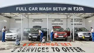 Low Budget Car Wash Setup ₹35K | Perfect for Beginners | 9 Services from 1 Combo | DIY J&K X JPT