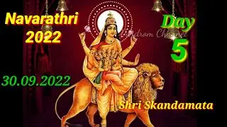 Navarathri 2022 | Navarathri Day - 5 | Shri Skandamata |