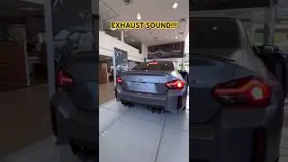 Exhaust sound BMW M2 in Frozen Grey