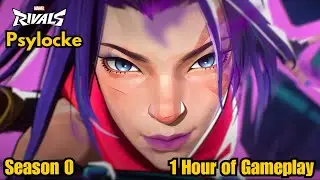 Psylocke 1 Hour of Gameplay | Marvel Rivals | Season 0
