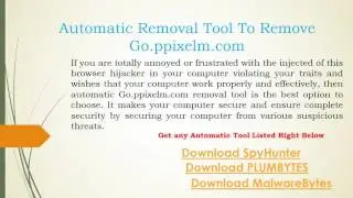 How To Uninstall Go.ppixelm.com Completely