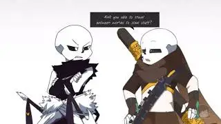 Ink & Cross VS Fatal Error #Underverse Dubbed
