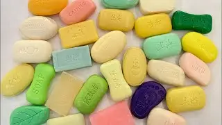 ASMR cutting dry soap/oddly carving soap/satisfying relaxing crunchy sounds/Crushing soap ASMR #4538