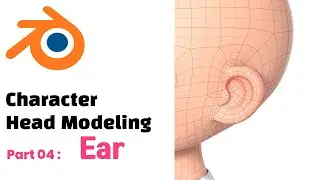 Blender Head Modeling Tutorial | 04 Ear