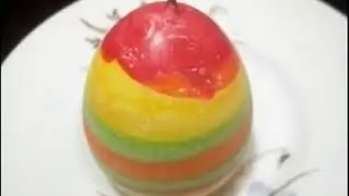 Beautiful Candle made with EggShell || colorful candle making tutorial || Colorful life