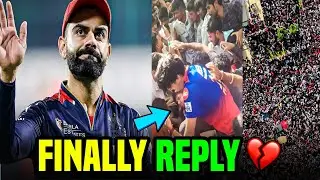 Virat Kohli&rsquo;s Emotional REPLY on RCB Victory Tragedy | RCB Cares Initiative Announced❤️