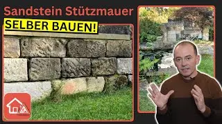 Sandsteinmauer selber bauen - Heimwerker SPEZIAL