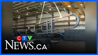 From the Archives: World's largest red paperclip to be erected in Kipling, Sask.