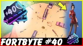 FORTNITE I FORTBYTE #40 Location - FATAL FIELDS (DEMI SKIN)