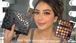 NEW! TARTE MANEATER AFTER DARK EYESHADOW PALETTE DEMO + REVIEW